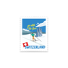 Briefmarkensticker Go with the Flow - Switzerland