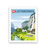 Briefmarkensticker Lauterbrunnen
