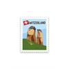 Briefmarkensticker Murmeltier - Switzerland