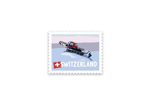 Briefmarkensticker Pistenraupe - Switzerland