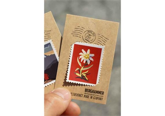 Briefmarkensticker Schwarznasenschaf - Switzerland