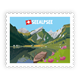 Briefmarkensticker Seealpsee