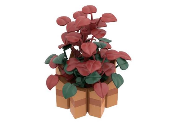BRIXIES Plus Mini Blume "Autumn Flower"