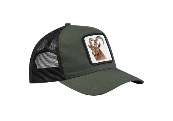 Cap olive grün, Steinbock