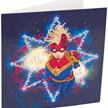 Captain Marvel, carte 18x18cm Crystal Art | Bild 3