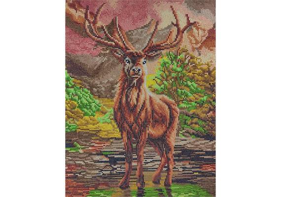 Cerf de rivière, 40x50cm Crystal Art Kit