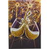Champagne Celebration, 10x15cm Crystal Art Card