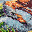Chevaux dans la rivière, Image 30x30cm Crystal Art Kit | Bild 3