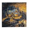 Country Christmas Homecoming, 30x30cm Paint By Numbers Kit - Thomas Kinkade