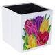 De superbes tulipes boîte de rangement pliable Crystal Art 30x30cm