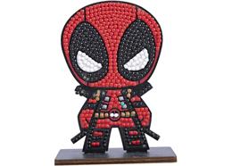 Deadpool, figurine d'art en cristal env. 11x8cm