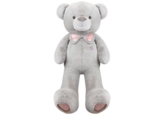 Deluxe Grey Jumbo PlüschTeddy, 120cm, 2er Set, assortiert