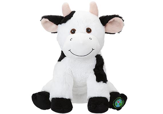 ECO Plüsch Kuh, 28 cm - aus recycletem PET