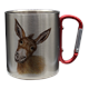Edelstahltasse Esel, 330ml