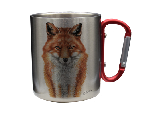 Edelstahltasse Fuchs, 330ml