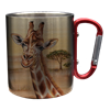 Edelstahltasse Wild Giraffe, 330ml