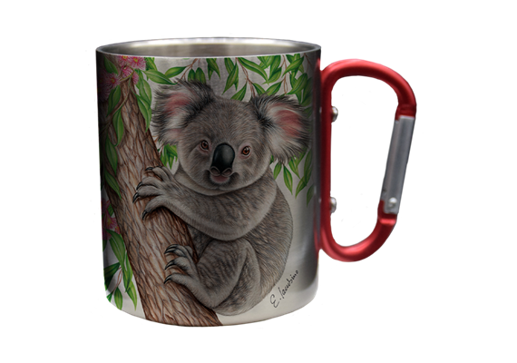 Edelstahltasse Wild Koala, 330ml