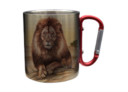 Edelstahltasse Wild Löwe, 330ml