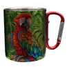 Edelstahltasse Wild Papagei, 330ml