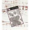 Elephants Never Forget, Crystal Art A6 Stamp Set