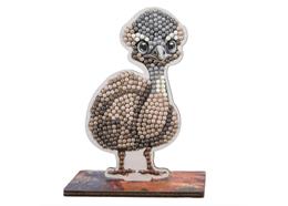 Emu, Crystal Art Buddy, ca. 11x8cm