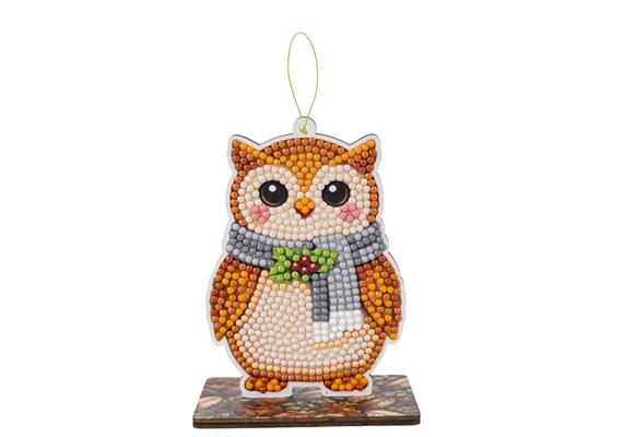 Eule, Crystal Art Festive Buddy