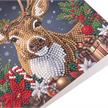 Festliches Rentier, 18x18cm Crystal Art Card | Bild 2