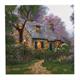 Foxglove Cottage, 30x30cm Paint By Numbers Kit - Thomas Kinkade