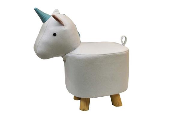 Gepolsterter Hocker Einhorn