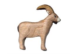 Geschnitzter Gams aus Holz, 4 cm