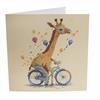 Giraffe, 18x18cm Crystal Art Card