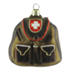 Glas Ornament Rucksack mit CH-Kreuz