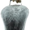 Glocke silber mit Edelweiss, ca. H 12.5cm | Bild 2