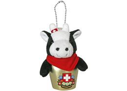 Glocken HappyBells Louisa, die Kuh schwarz-weiss, Grösse M, Nachfüllset, Grösse: 9 - 10 cm