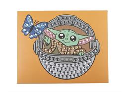Grogu Crystal Art Junior 20x25cm
