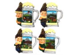 Harzmagnet Sommer Bierkrug 4Ass.
