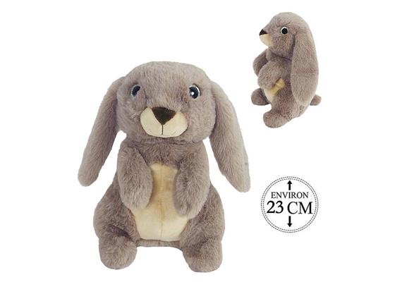 Hase Grau / Beige 23 cm sitzend