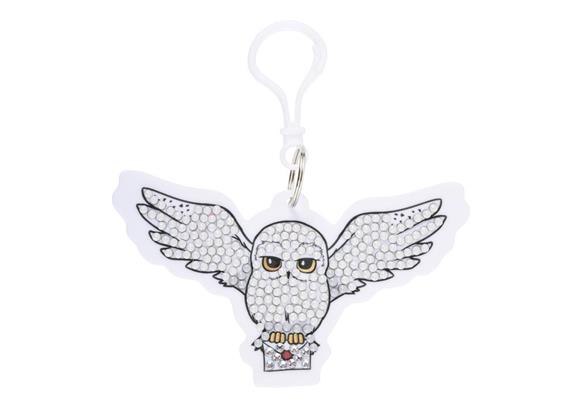 Hedwig, Crystal Art Rucksack Anhänger