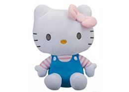 Hello Kitty Medium Plüsch, blau, 23cm