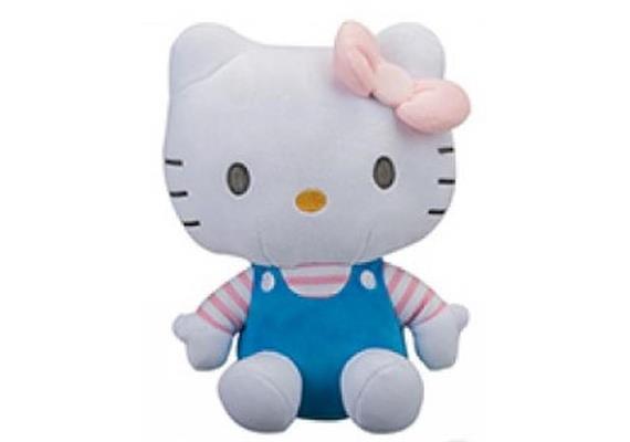 Hello Kitty Medium Plüsch, blau, 23cm
