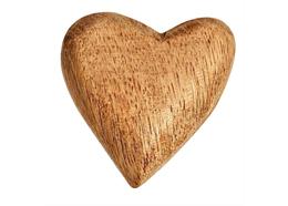 Herz aus Holz, natur, 5 x 5 x 2.5cm