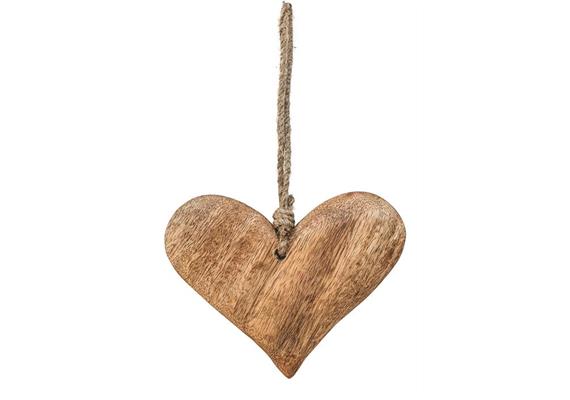 Herz aus Holz, nautur 13cm