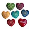 Herz aus Speckstein mit Zermatt, 6 Farben, 24 Stk.