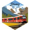 Hexagonsticker Bernina Express