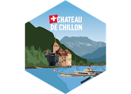 Hexagonsticker Chateau de Chillon