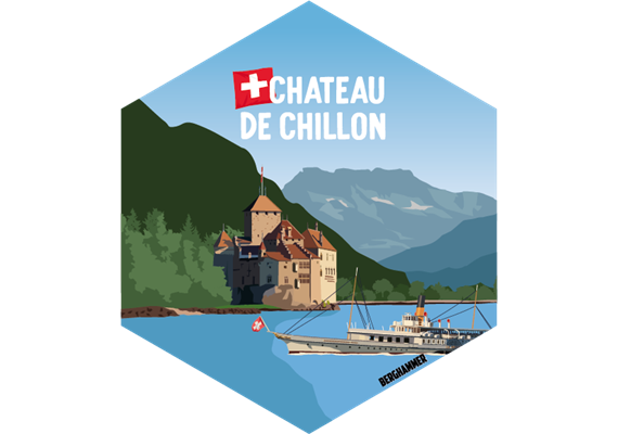 Hexagonsticker Chateau de Chillon