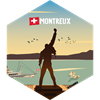 Hexagonsticker Freddie - Montreux