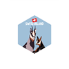 Hexagonsticker Gämse - Switzerland