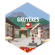 Hexagonsticker Gruyères