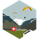 Hexagonsticker Interlaken Paraglider